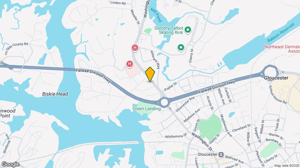 264 Washington St, Unit 1 Map and Location Details