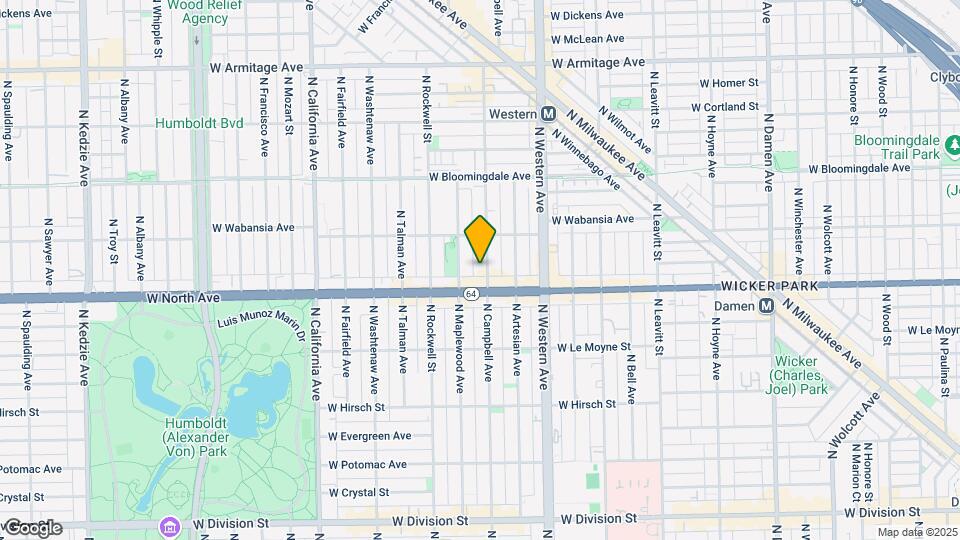 1950 N Campbell Ave Map and Location Details