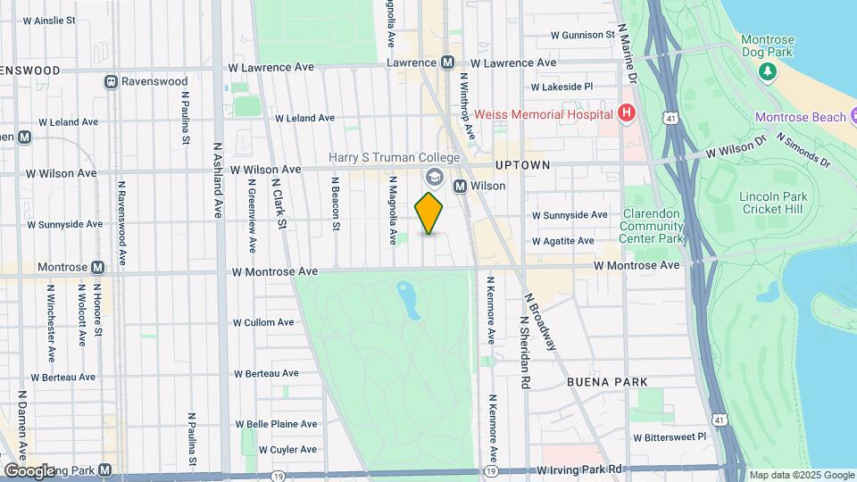 4431 N Racine Ave Map and Location Details