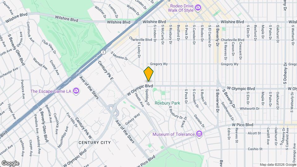 350 S Spalding Dr Map and Location Details