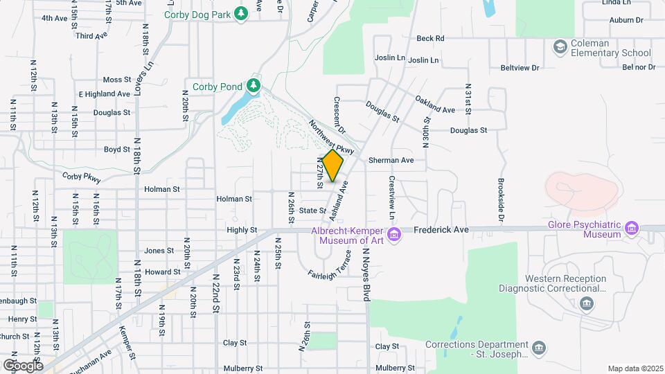 2709 Folsom St Map and Location Details