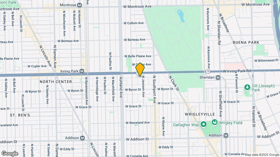 3940 N Janssen Ave Map and Location Details