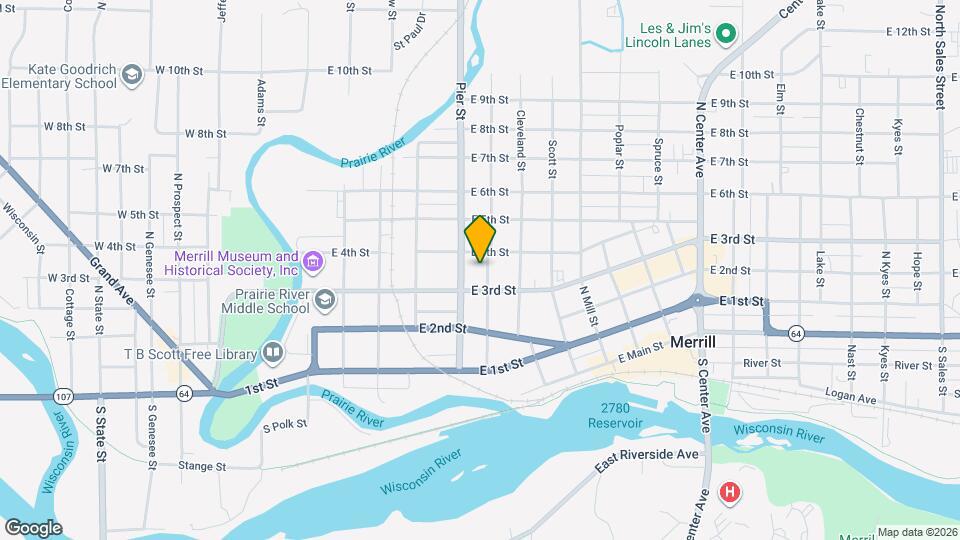 308 Hendricks St Map and Location Details