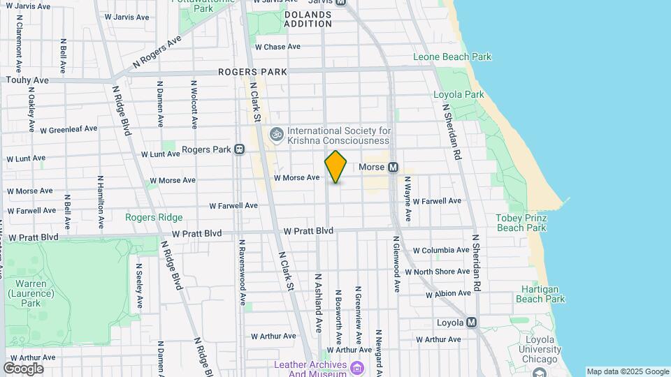 6921 N Ashland Blvd Map and Location Details
