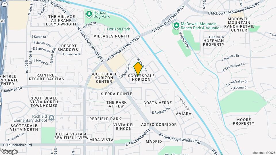 14681 N 97th Pl Map and Location Details