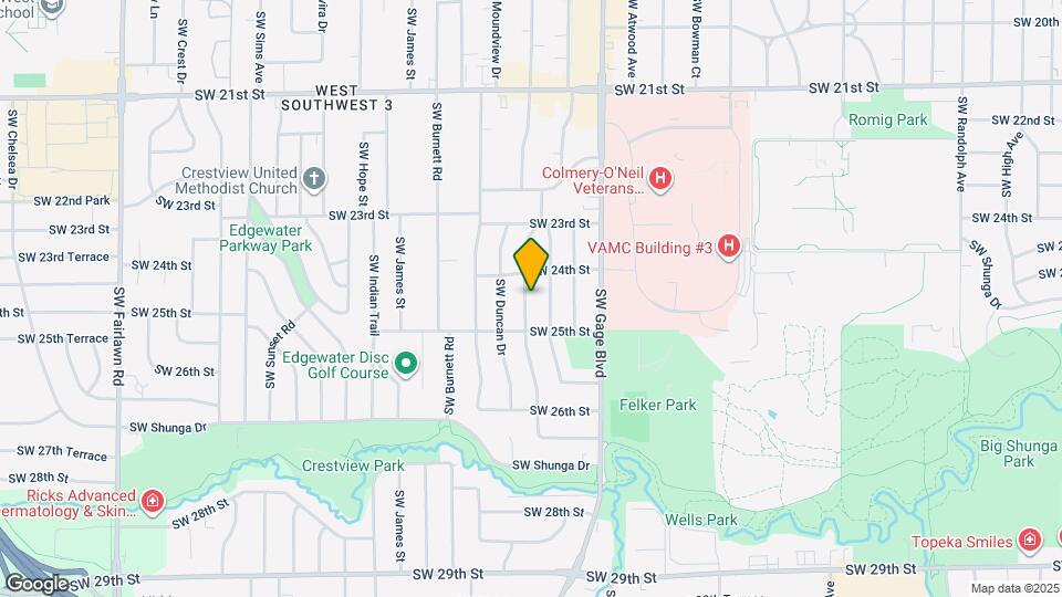 2412 SW Seabrook Ave Map and Location Details