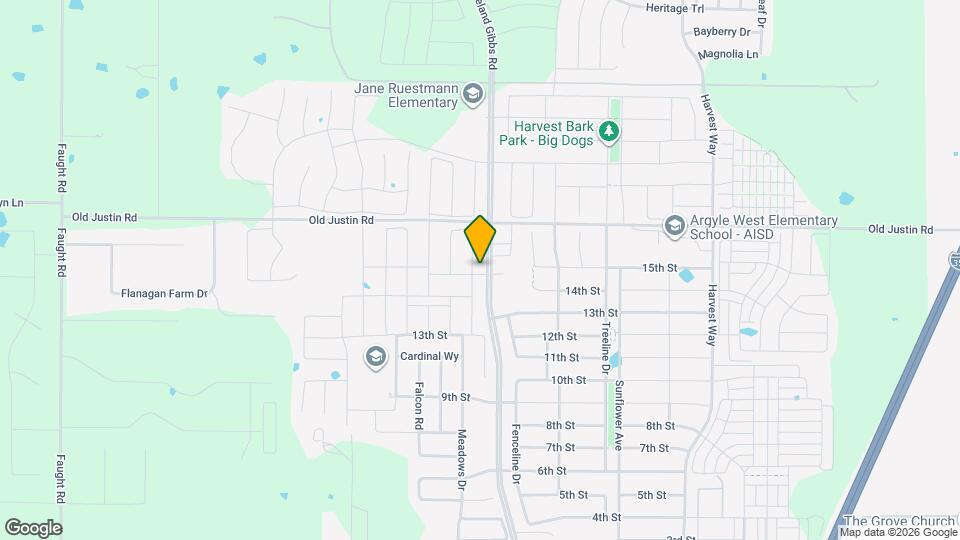 1500 Canary Ln Map and Location Details
