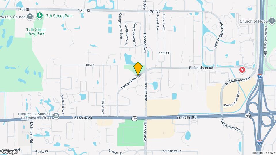 5211 Cedar Hammock Ct Map and Location Details