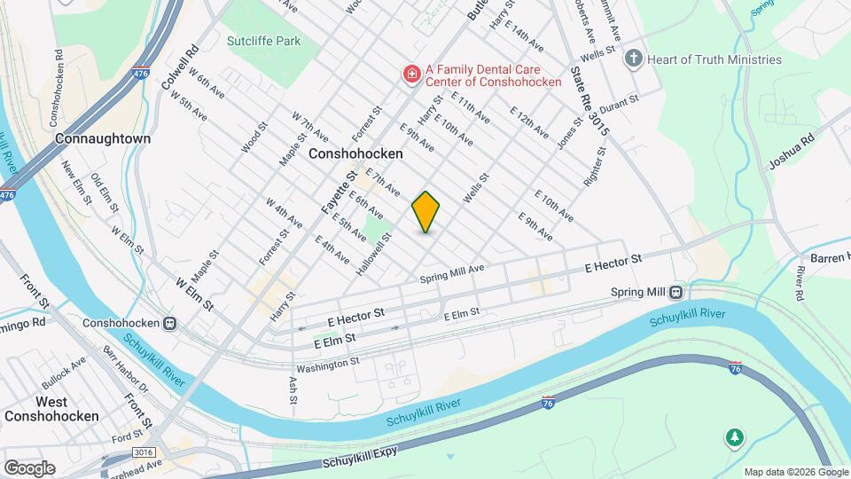 238 E 6th Ave Map and Location Details