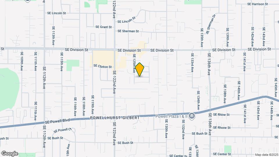 12518 SE Woodward St Map and Location Details