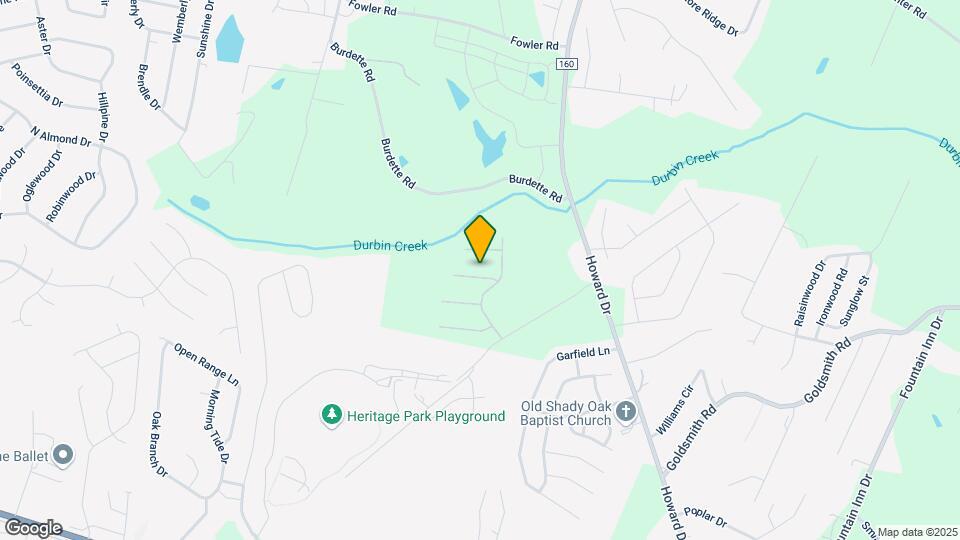 Holliston-Simpsonville Mapa y Detalles de la Ubicación