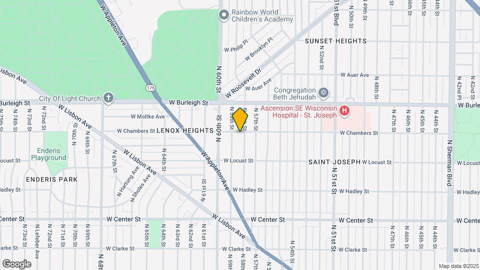 2975 N 58th St, Unit 2975 Upper Mapa y Detalles de la Ubicación