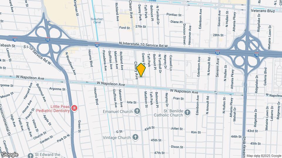 2121 Cleary Ave Mapa y Detalles de la Ubicación