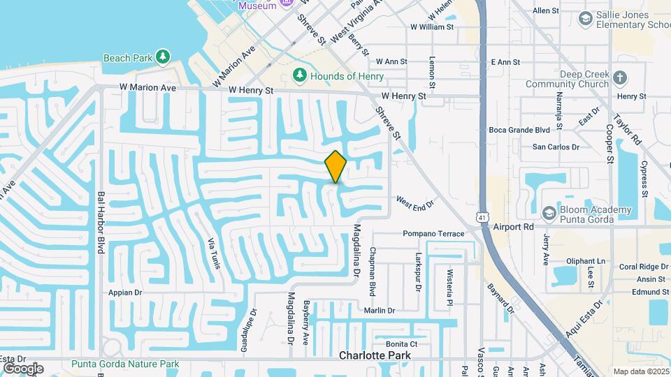1204 Spanish Cay Ln Map and Location Details