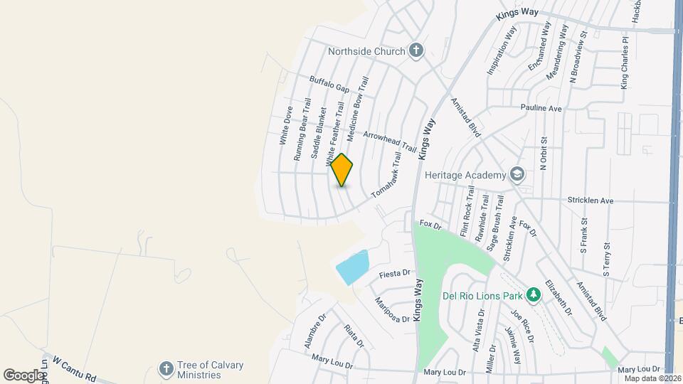 223 Medicine Bow Trail Map and Location Details