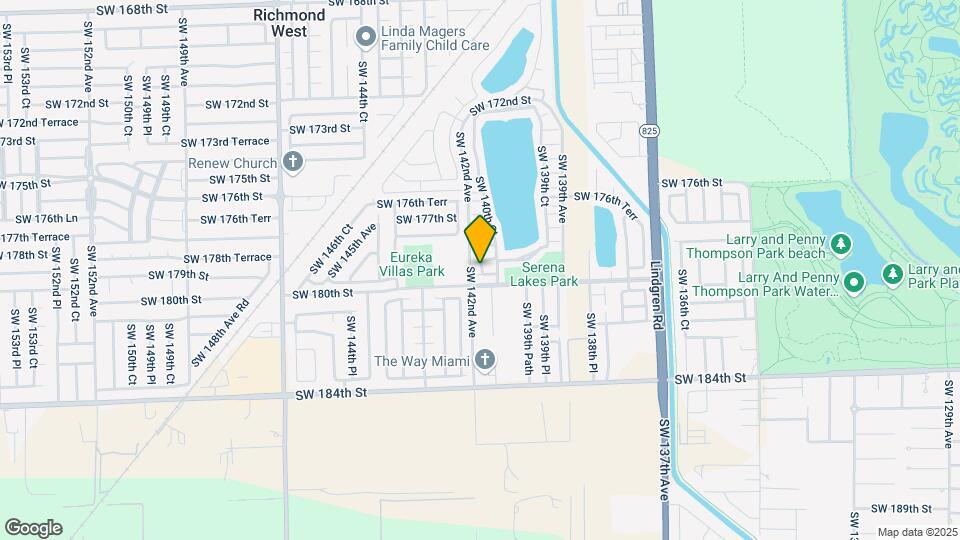 14155 SW 179th Terrace Map and Location Details