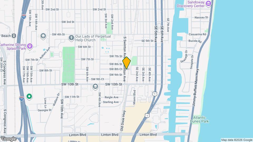 747 S Swinton Ave Map and Location Details