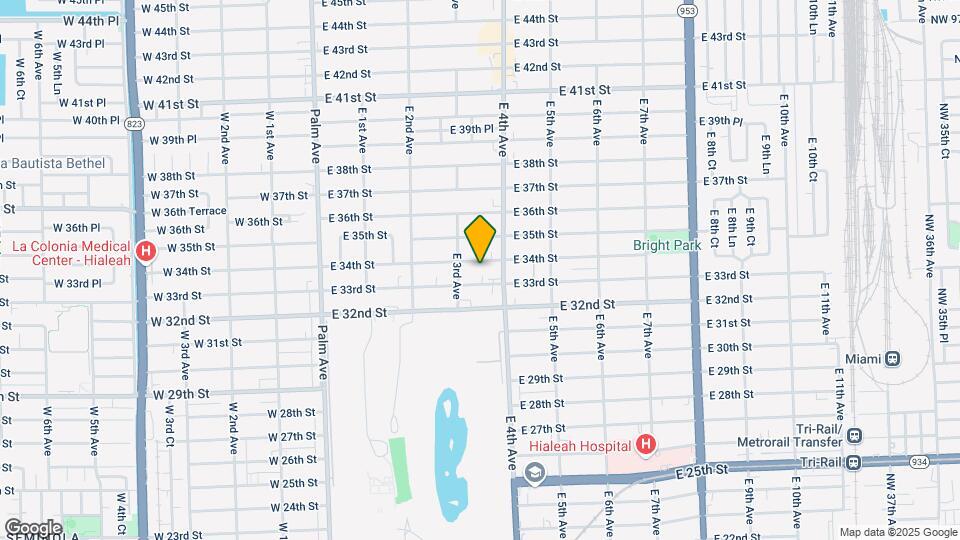 350 E 34th St Mapa y Detalles de la Ubicación