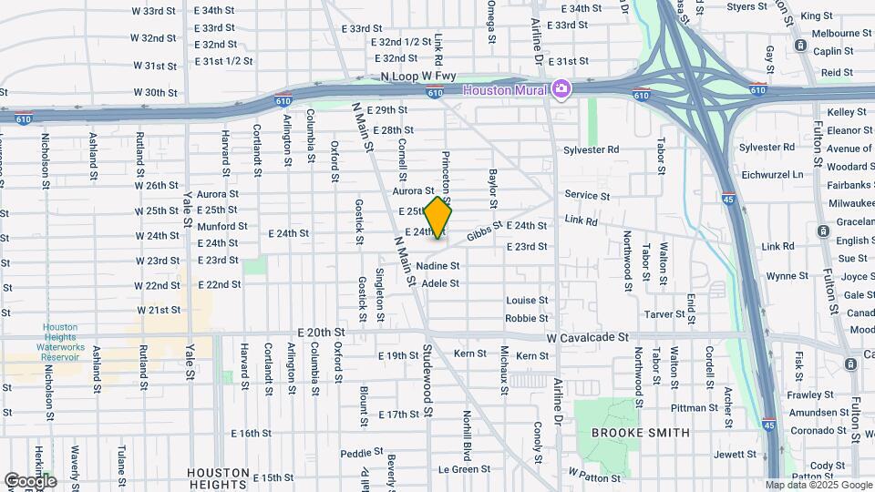 841 E 23rd St Map and Location Details