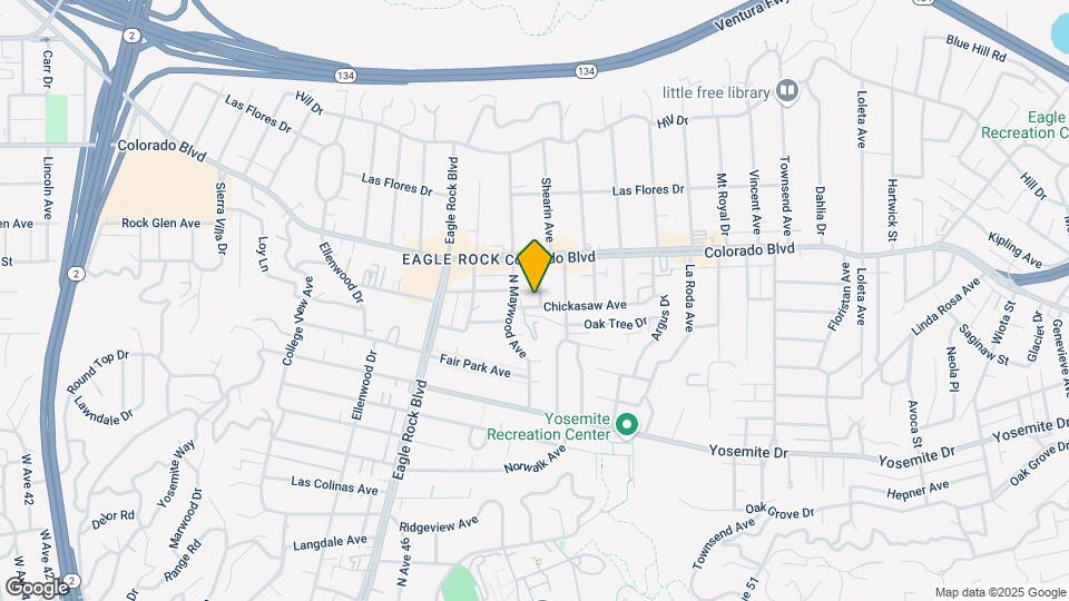 5055 Shearin Ave Map and Location Details
