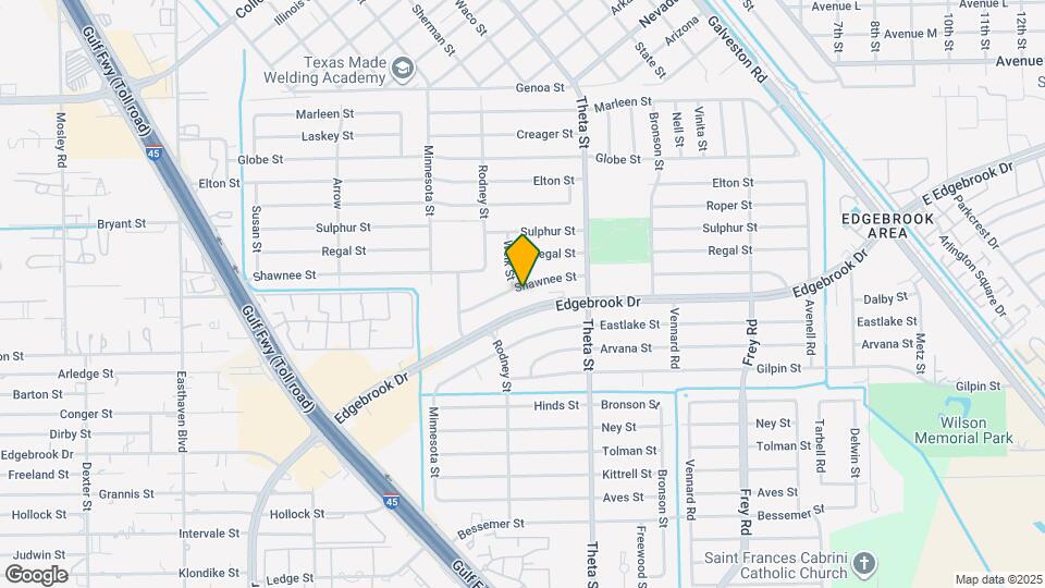 854 Shawnee St Map and Location Details