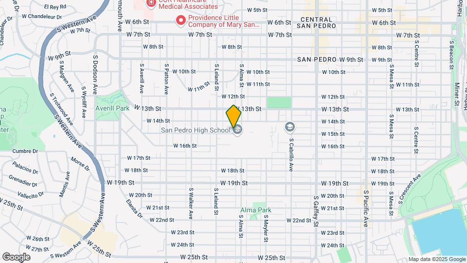 1034 W 15th St Map and Location Details