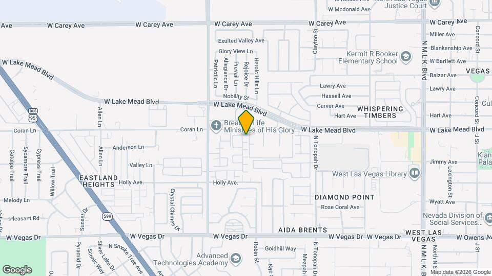 2501 Sierra Luna Ave Map and Location Details