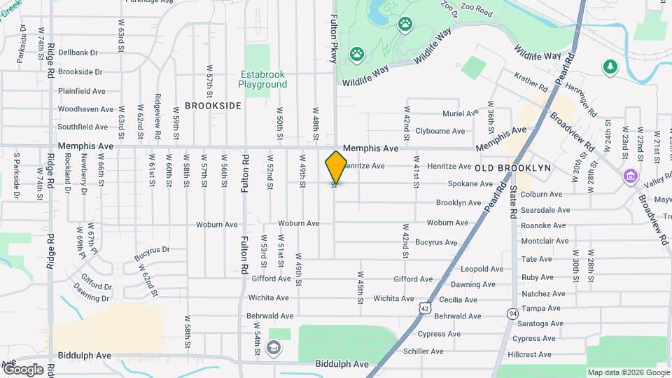 4613 Spokane Ave Map and Location Details