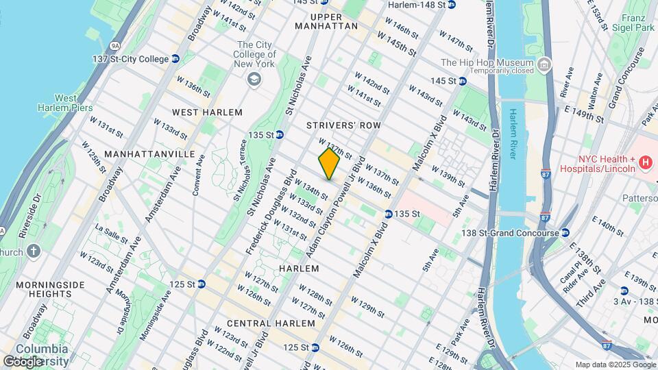 220-222 W 135th St Map and Location Details