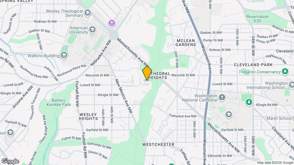 3209 Sutton Pl NW Mapa y Detalles de la Ubicación