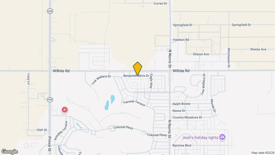 3617 Benjamin Davis Dr Map and Location Details