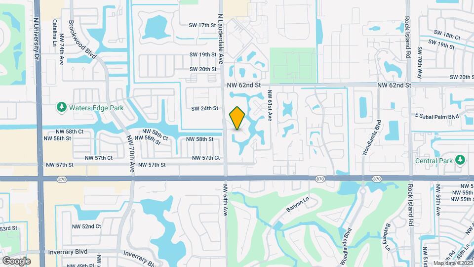 5860 NW 64th Ave, Unit 203 Map and Location Details