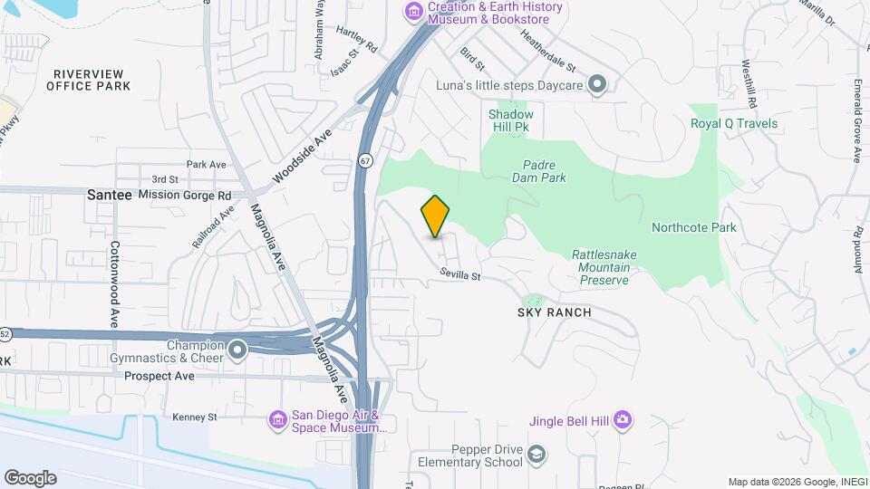 1206 Calabria St Map and Location Details