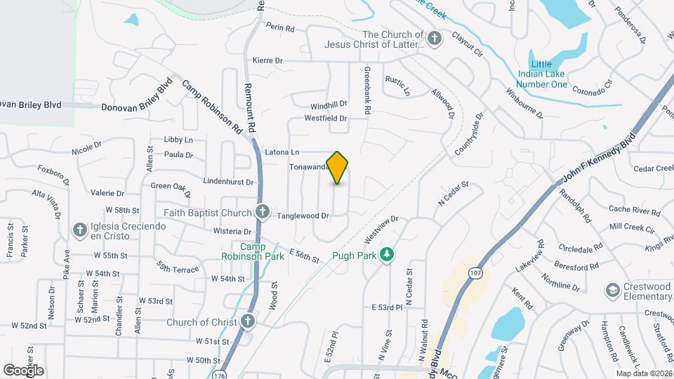 5808 Del Prado St Map and Location Details