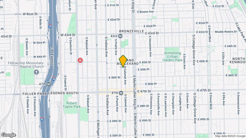 4522 S Calumet Ave Map and Location Details