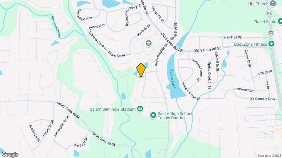 1727 Salem Woods Dr SE Map and Location Details