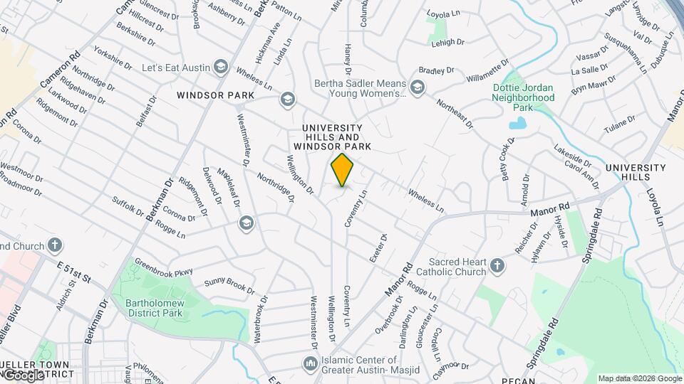 5806 Sutherlin Rd Map and Location Details