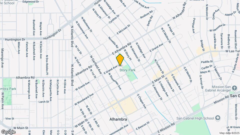 333 N Chapel Ave Mapa y Detalles de la Ubicación