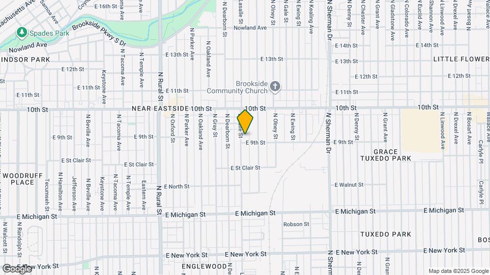 909 Lasalle St Map and Location Details