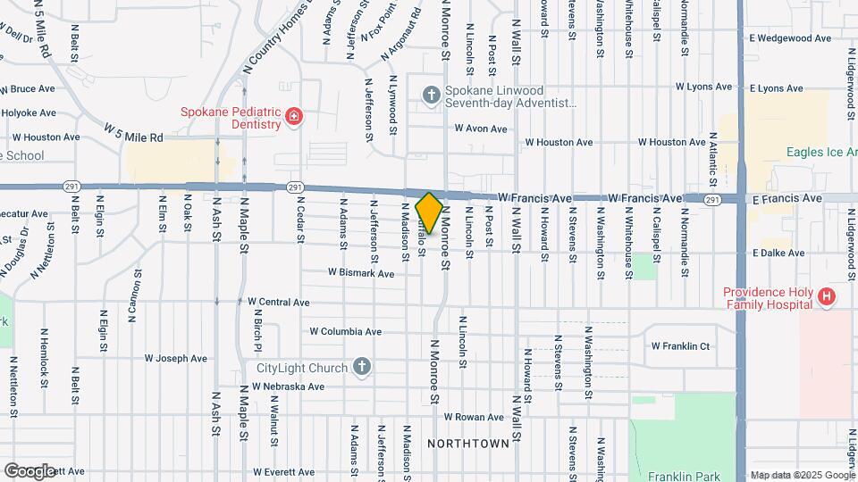 6104 N Buffalo St Map and Location Details