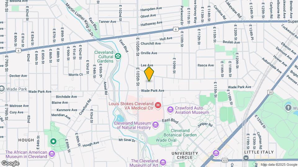 1507 E 106th St Mapa y Detalles de la Ubicación