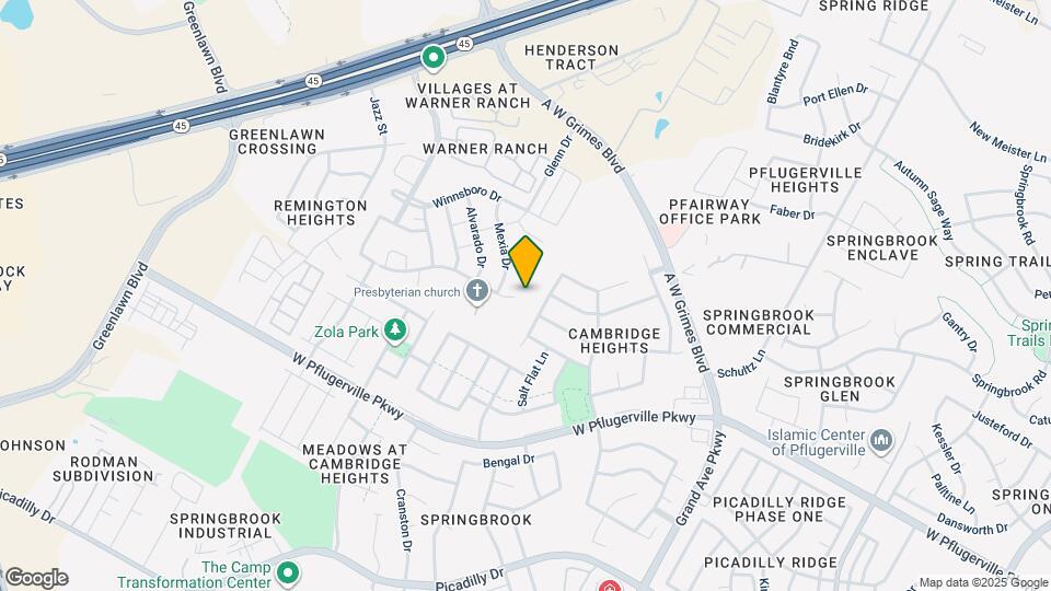 1023 Palo Duro Loop Map and Location Details