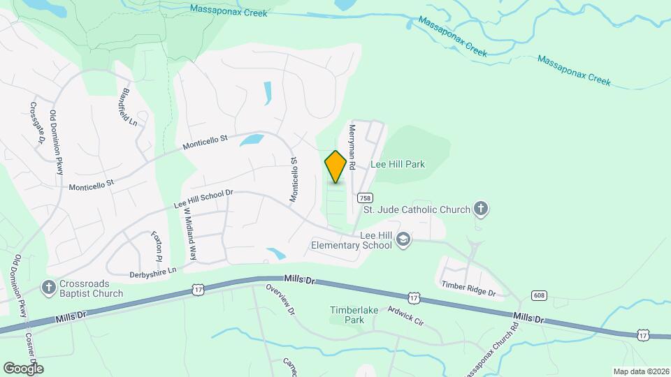 4013 Singerville Ct Map and Location Details