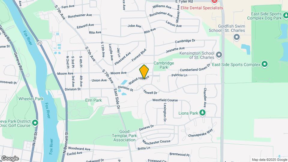 1455 Walnut Hill Ave Map and Location Details