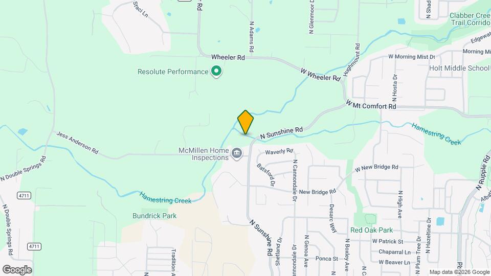 2045 N Sunshine Rd Map and Location Details