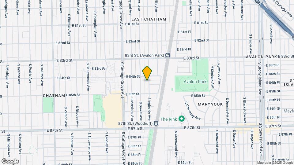 8418 S Ingleside Ave Map and Location Details