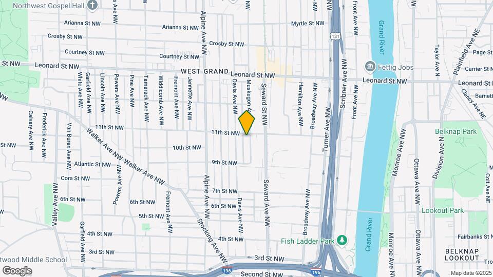 951 Muskegon Ave NW Map and Location Details