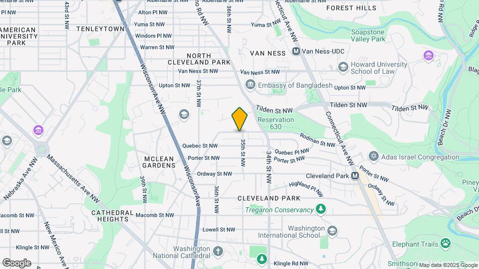 3718-3722 35th St NW Map and Location Details