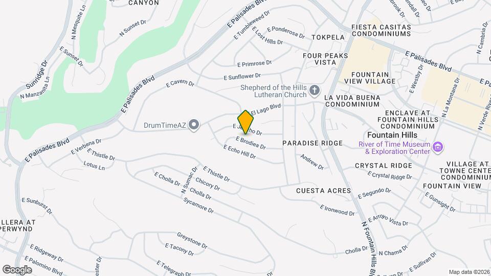 15848 E Brodiea Dr Map and Location Details