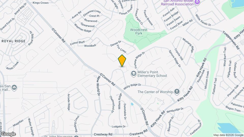 9806 Pebble Ridge Dr Map and Location Details